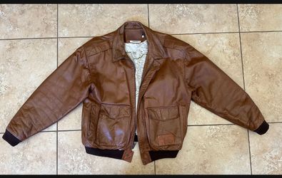 Authentic Indiana Jones Leather Jacket size Adult Large for Halloween Costume