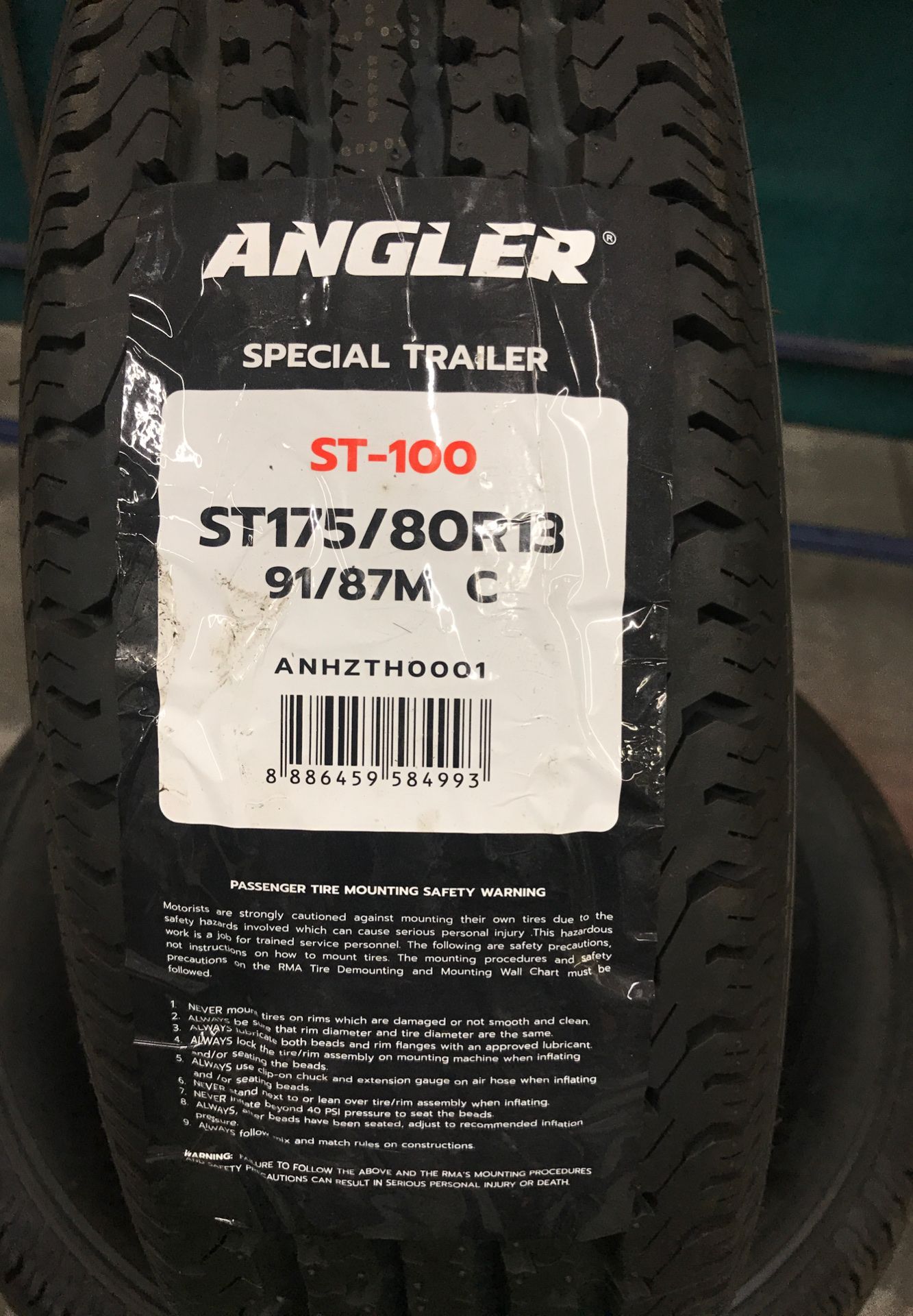 ST175/80R13 Angler Special Trailer Tires