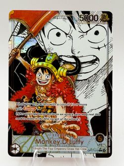 Monkey.D.Luffy (079) OP17-079 Manga Super Leader Parallel One Piece TCG English