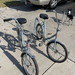 Old School Folding Bikes 