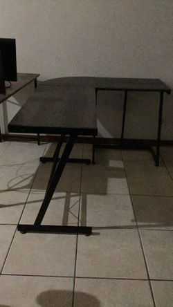 L Shape Computer Table