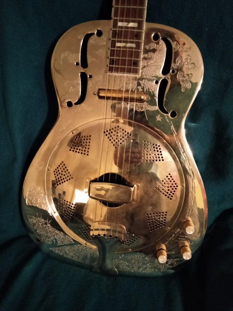 Dean ChromeG Resonator Guitar 