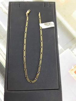 Yellow Gold 10k (.417) 3.3 grams 10 inch