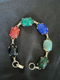 VTG Egyptian Scarab Bracelet