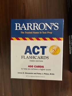 Barron’s ACT flash cards