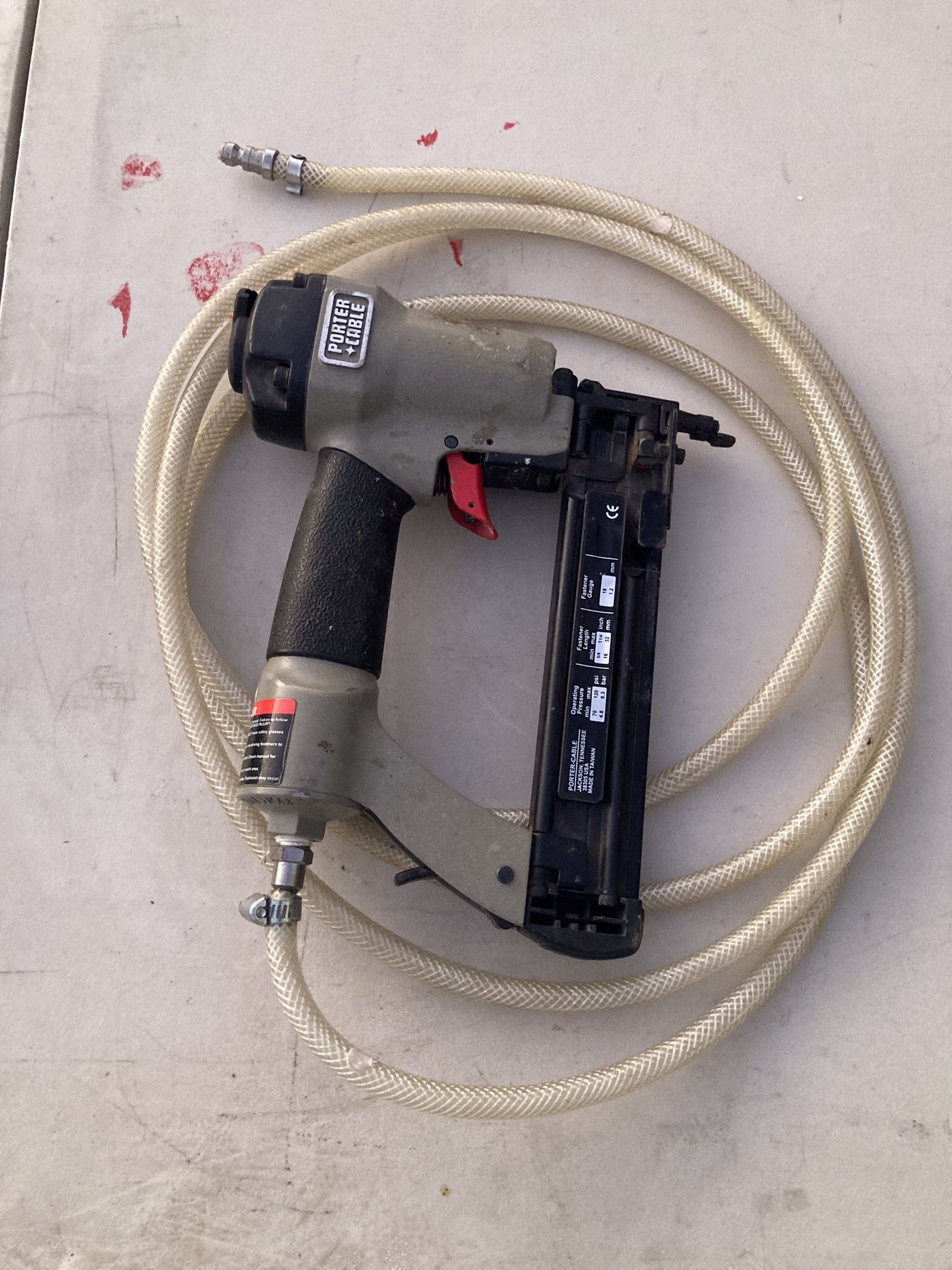 Tool Sale! Cleaning Out garage! Porter-Cable 18-gauge brad nailer