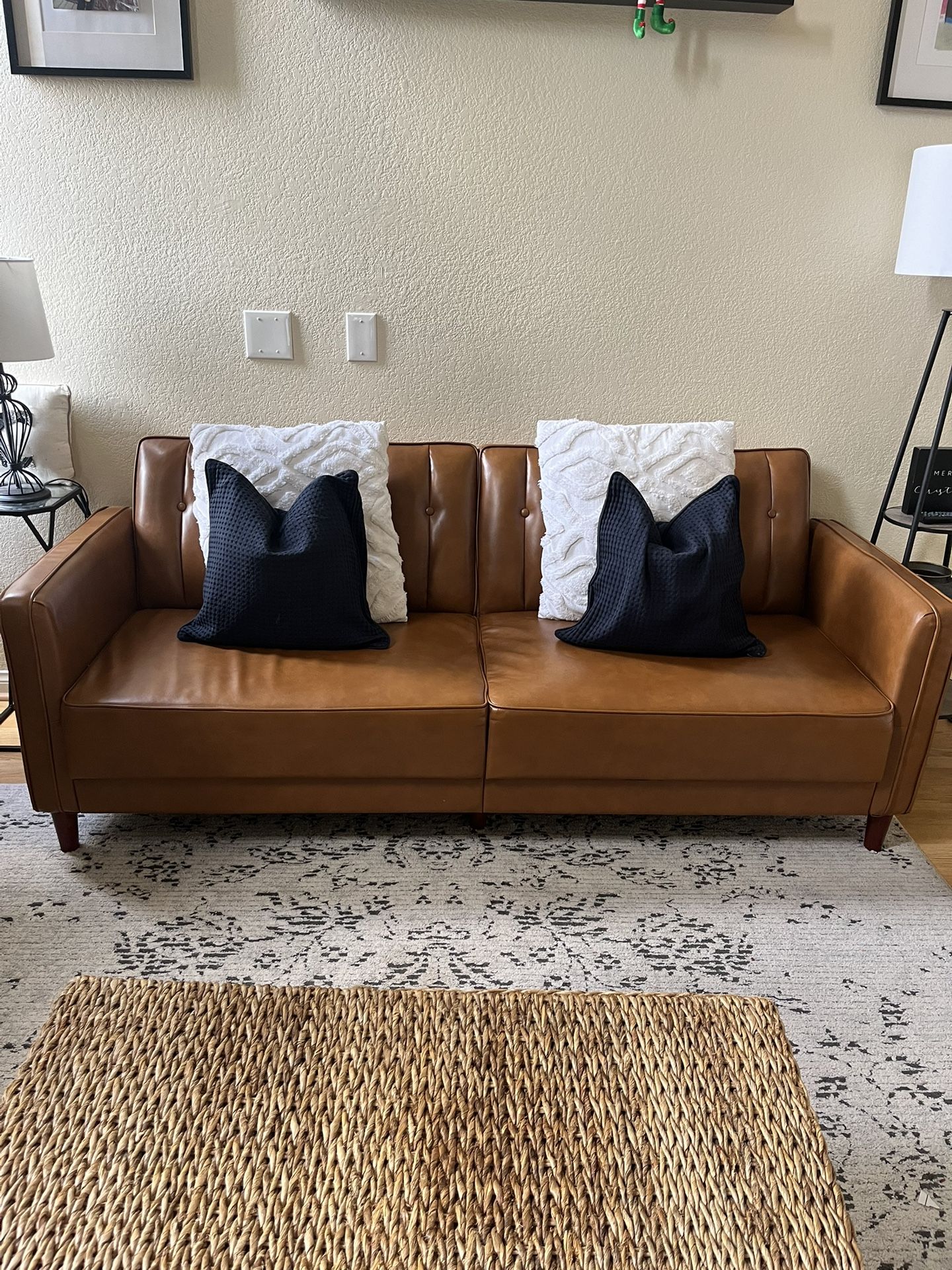 Vegan Leather Sofa