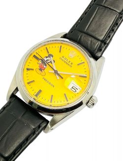 Rolex Oysterdate Precision Mickey Mouse 1961 Stainless Steel 34mm Ref. 6694