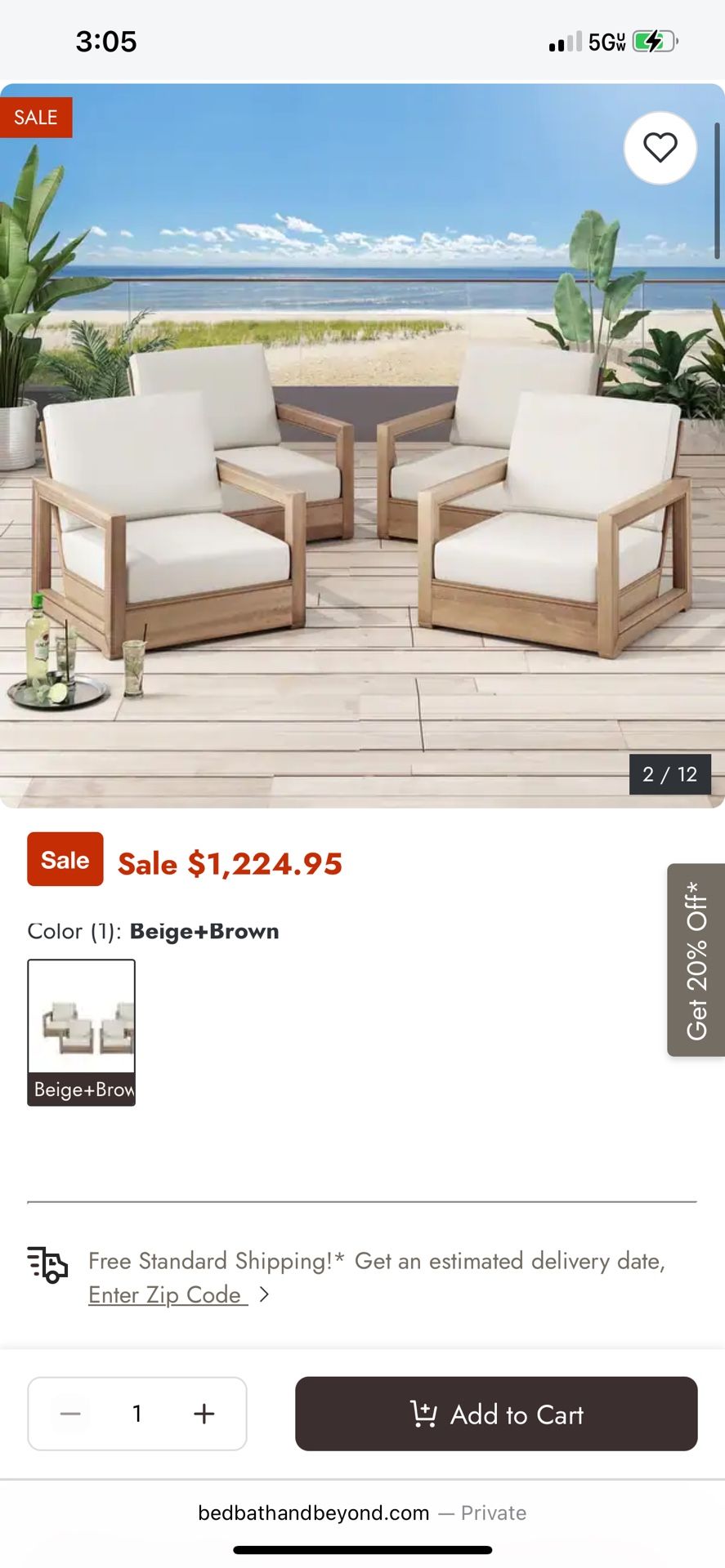 2 NEW outdoor lounge chairs