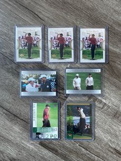 Tiger Woods Upper Deck Trading Card Lot (Rookie Cards)