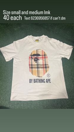 Burberry bape large and xl