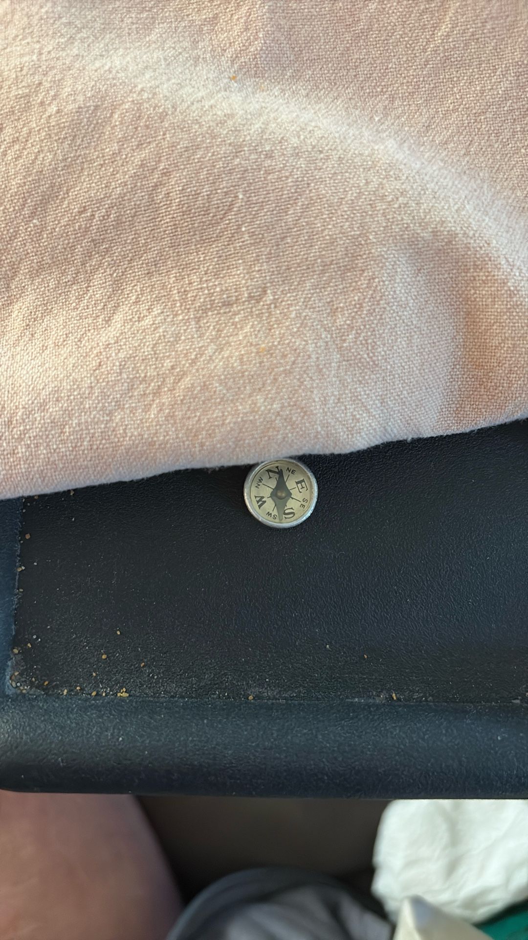 Vintage Sterling Charm, Compass