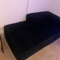Black L Shape Cloud couch 