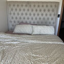 King Size Headboard And Motorized Bed frame 