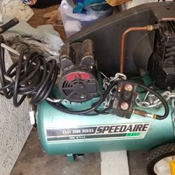 20 Gallon Speedaire compressor ,very Heavy,you Need 2 Men To Lift