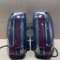 OT60 Fit 15-19 GMC Yukon XL SUV Smoke Full Led Taillight Pair 