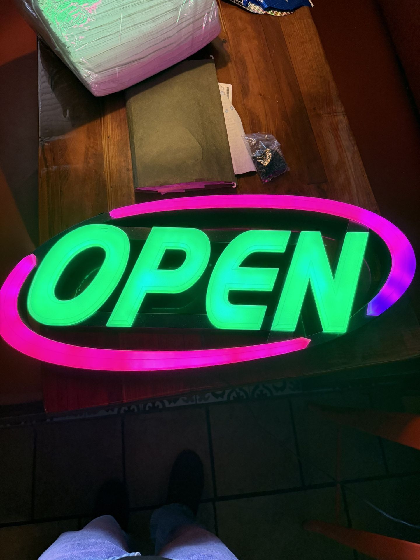 Open Led Sign For Business