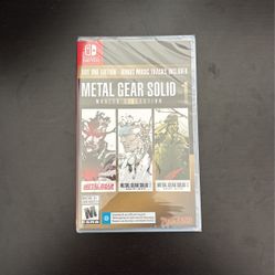 Metal Gear Solid Master Collection Vol. 1 - Nintendo Switch - FACTORY SEALED