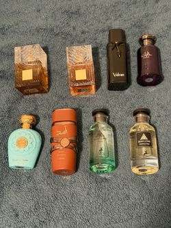 Arabic Perfume Fragrance Collection – 8 Bottles