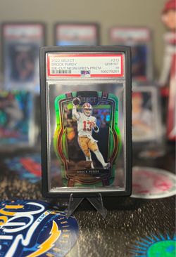 Brock Purdy neon rookie /299 PSA 10