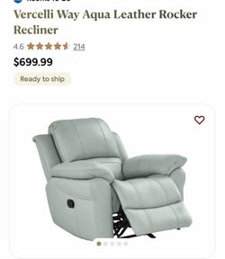 Recliner Abel Rocking lather seat
