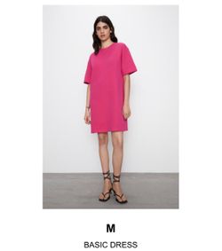 Zara T-shirt Dress Size M