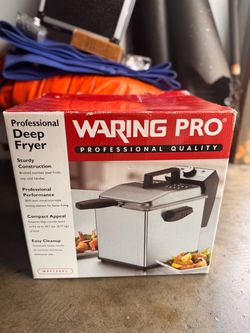 (New in Box) Waring Pro Professional Deep Fryer – Stainless Steel