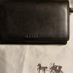 $25-Classic Soft Leather Coach Wallet New Cn/ Check Out Our Sales