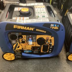 Firman 4000 Watts Dual Fuel Inverter Generator $700