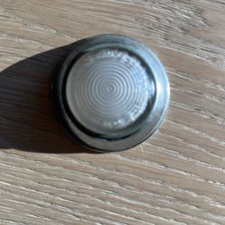 Lucas Used Model 489-1 "FROSTED" Glass Lens With Chrome Housing (1)