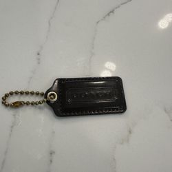 Brown Coach Hang Tag 