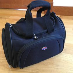 American Tourister Black Carry On Travel Luggage Bag Airline