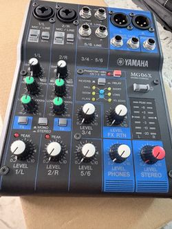 Brand new Yamaha mixer MG06X