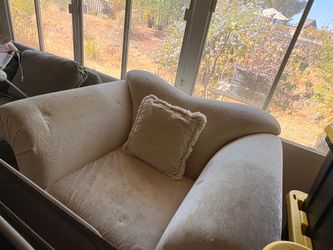 Sofa chair white/creme