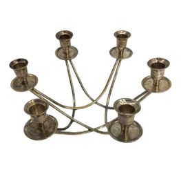 Silverplated Table Candelabra With Six Holders