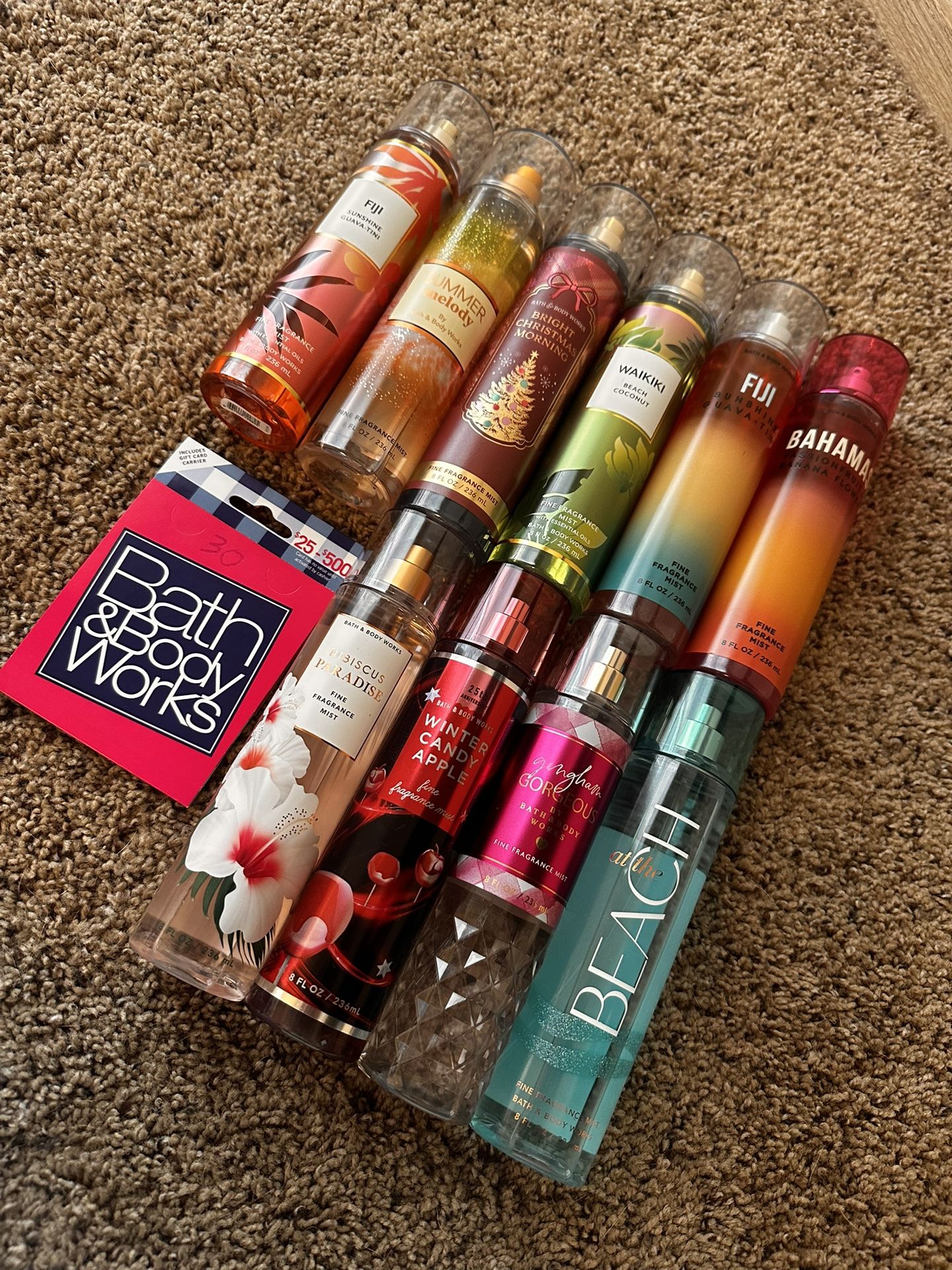10 B&BWorks Perfumes + $30 GiftCard