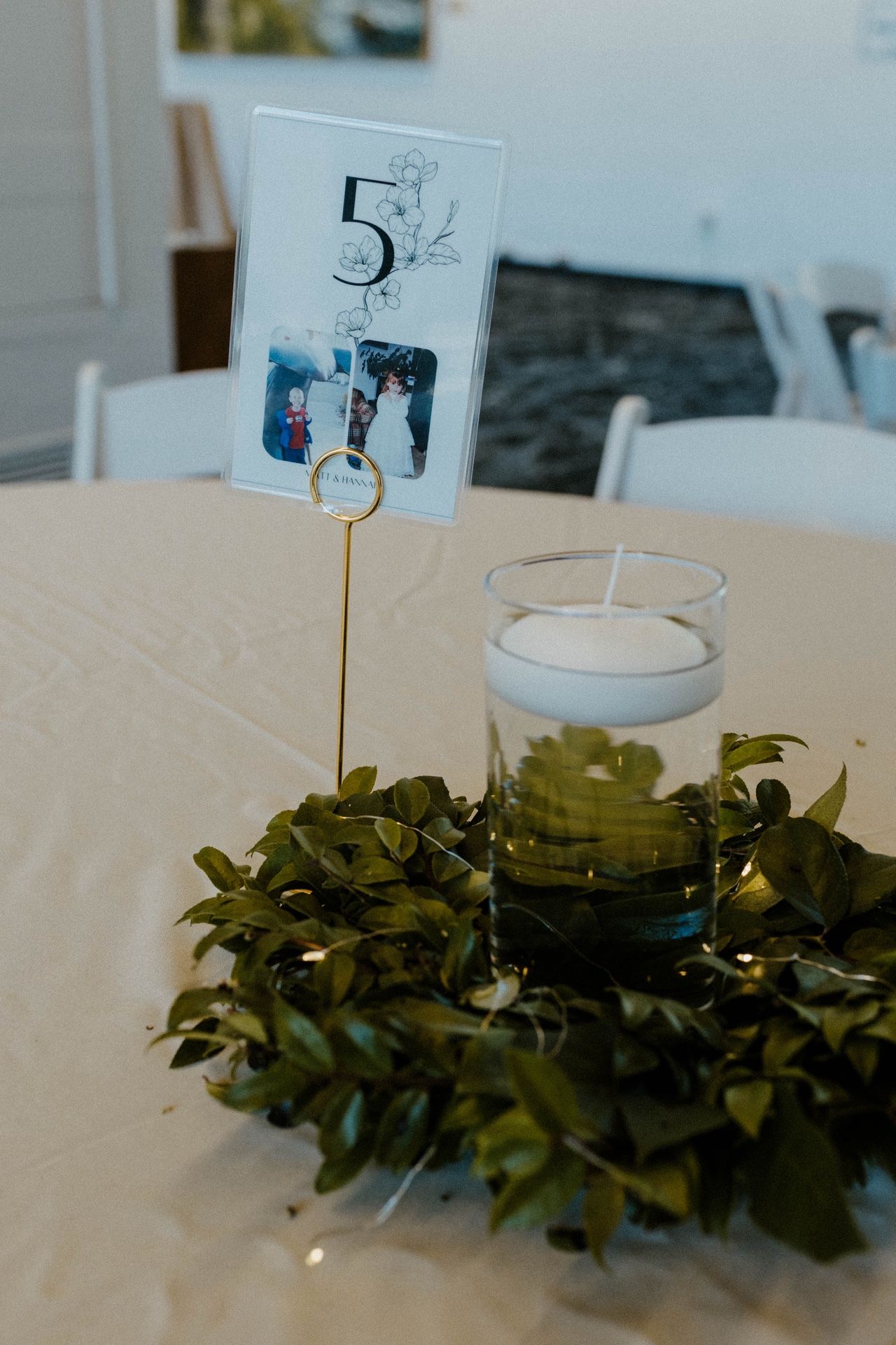 Wedding Tablecloths, Hurricane Vases And Table Markers