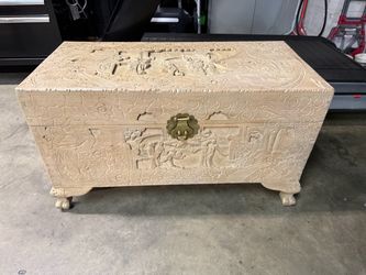 Vintage Chinese  Chest(Hand Carve)