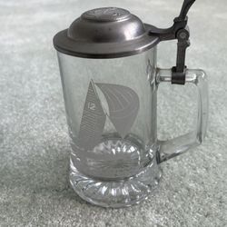 ALWE America’s Cup Series One Glass Sailboat Burstein 12 M Racing Sloop