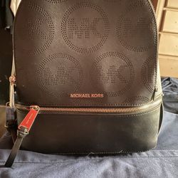 MK Backpack Purse $ MK Double Zippered Wallet Wristlet 