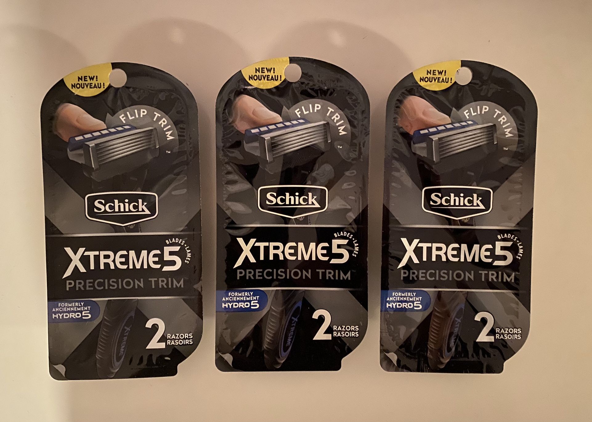 Schick Xtreme5 razors