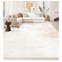NEW Area Rugs 7x5Living Room: Washable Rug Modern Abstract Large Rugs Soft Non Slip Neutral Rug Stain Resistant Indoor Carpet for Bedroom Kitchen Dini