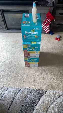 Diapers And Pampers Combos With Aveno Baby Wash And Shampoo