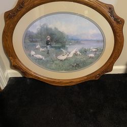 Vintage Oval Frame 
