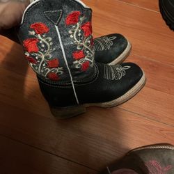 Real Mexican Leather Cowgirl Boots 