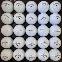 Golf balls chrome tour