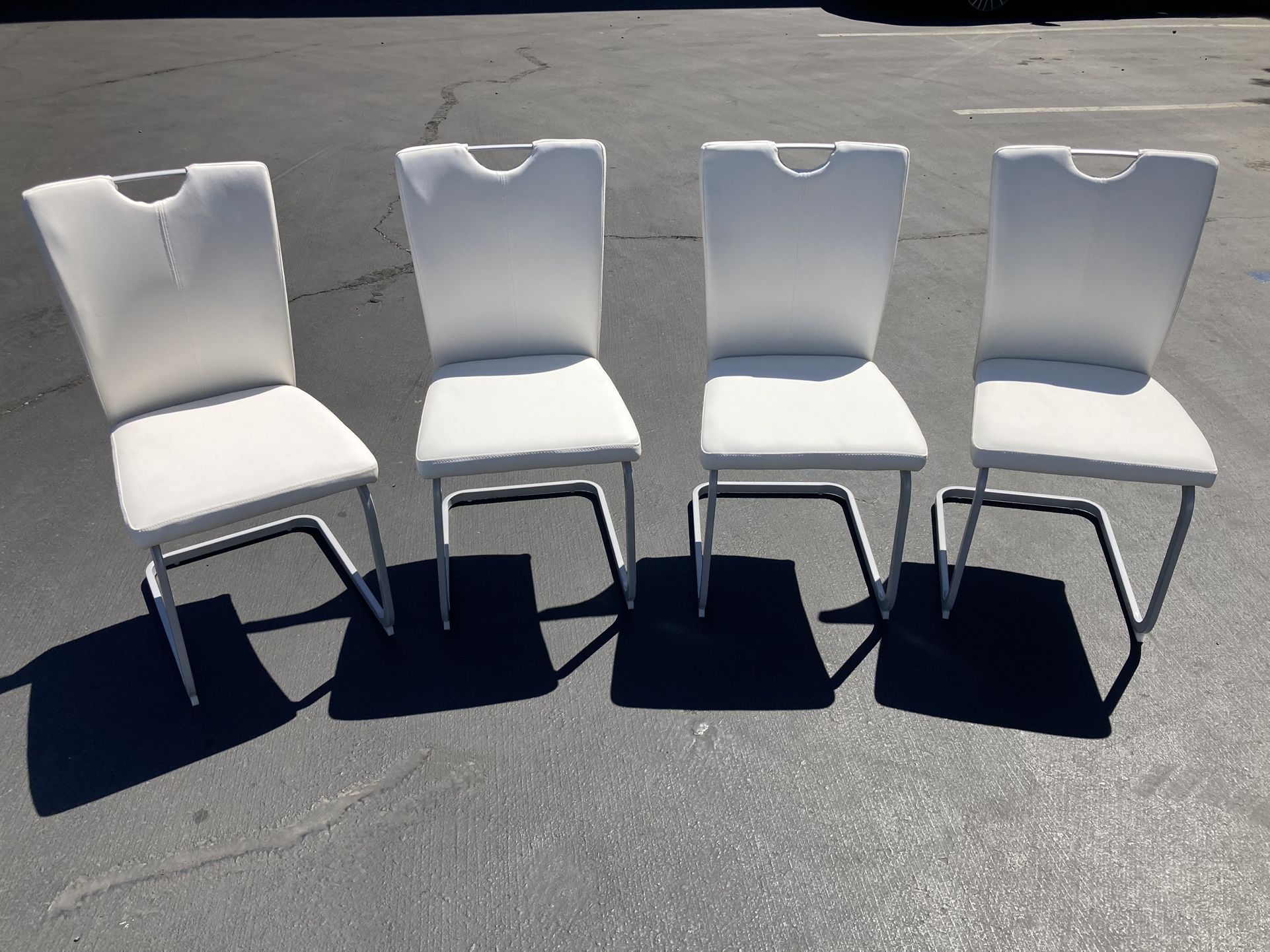 $75.00 Set Of 4!!! New PU Leather Cushion Modern Dining chairs