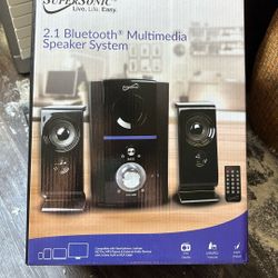 2.1 Bluetooth Multimedia Speaker System