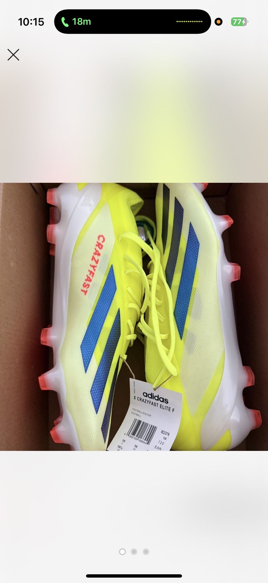 X CrazyFast Elite FG Soccer Cleats