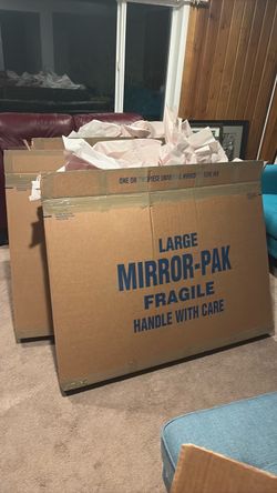 Free large packing boxes